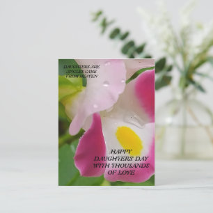 POSTALE CARTE POST POUR LA JOURNÉE DES FILLES