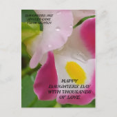 POSTALE CARTE POST POUR LA JOURNÉE DES FILLES (Devant)