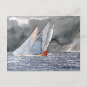 POSTALE CARTE POST POUR YACHES À CAPE MARINE