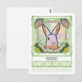 POSTALE CARTE POST PRINTEMPS (Devant / Derrière)