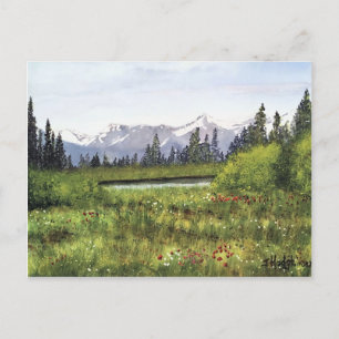 POSTALE CARTE POST ROCKY MOUNTAINS