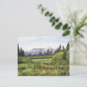 POSTALE CARTE POST ROCKY MOUNTAINS (Debout devant)