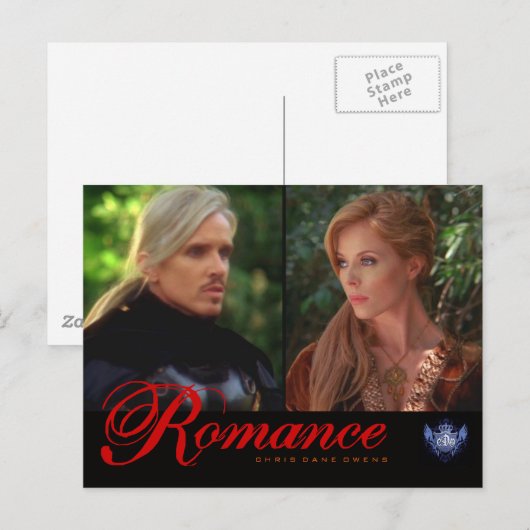 Postale Carte POST ROMANCE (Devant / Derrière)