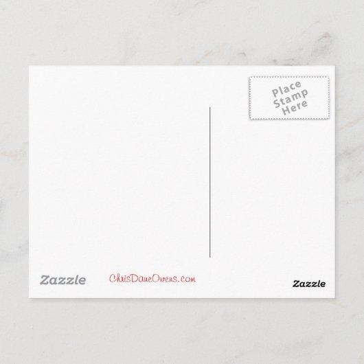 Postale Carte POST ROMANCE (Dos)