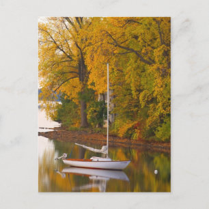 POSTALE CARTE POST SAILBOAT VERMONT