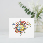 POSTALE CARTE POST SUN-MOON (Debout devant)
