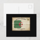 Postale carte postal Algérie (Devant / Derrière)