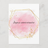 Postale Carte postal Joyeux anniversaire (Devant)
