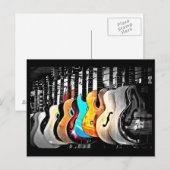 Postale Carte postale-Aimer les Arts-Guitares 2 (Devant / Derrière)