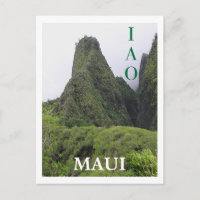 CARTE POSTALE, AIO NEEDLE (MAU)I ENSHROUES DANS LE