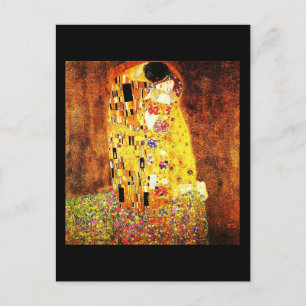 Postale Carte Postale-Amour Art-Klimt-Kiss
