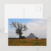 Postale Carte postale, ancienne grange (Devant / Derrière)