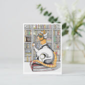 Postale Carte postale: Aviation pour chats (Debout devant)