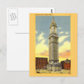 Postale Carte postale, Boston, Massachusetts (Devant / Derrière)