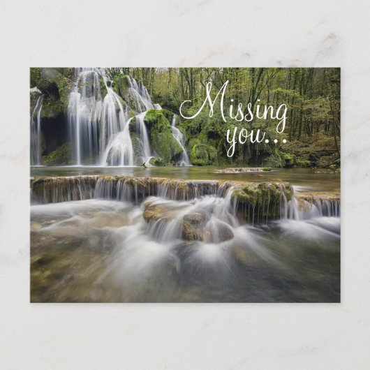 Postale Carte postale/cascade (Devant)