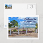 Postale carte postale, "C'EST UNE JOURNÉE MAGNIFIQUE À PUT (Devant / Derrière)