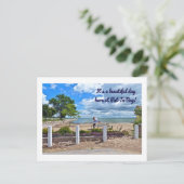 Postale carte postale, "C'EST UNE JOURNÉE MAGNIFIQUE À PUT (Debout devant)