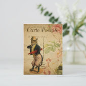 Postale Carte Postale. Chat vintage. (Debout devant)