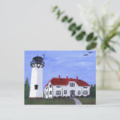 Postale Carte postale, Chatham Light par M. Laplante (Debout devant)