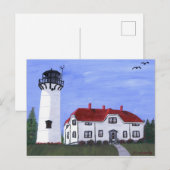 Postale Carte postale, Chatham Light par M. Laplante (Devant / Derrière)