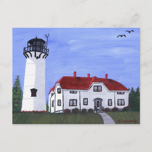 Postale Carte postale, Chatham Light par M. Laplante (Devant)