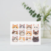 Postale Carte postale. Chatons drôles (Debout devant)