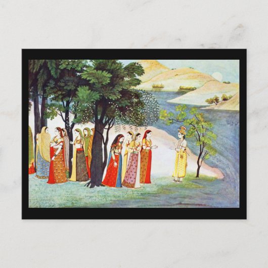 Postale Carte Postale-Classic Art-Indischer Maler 9 (Devant)