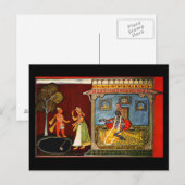 Postale Carte postale-classique Art-Indischer Maler 22 (Devant / Derrière)