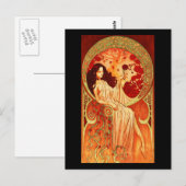 Postale Carte postale-classique Art-Mucha 13 (Devant / Derrière)