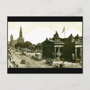 Postale Carte postale, Édimbourg, Princes Street