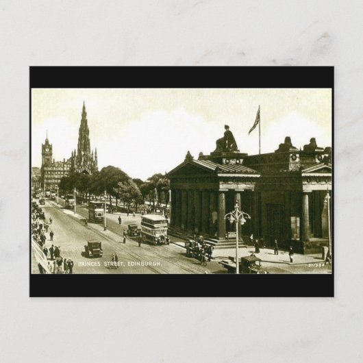 Postale Carte postale, Édimbourg, Princes Street (Devant)
