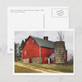 Postale Carte postale, étable Lebsock (Devant / Derrière)