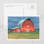 Postale Carte postale, étable Schoening (Devant / Derrière)