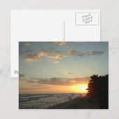 Postale Carte postale: Fin du jour à Hawaï (Devant / Derrière)