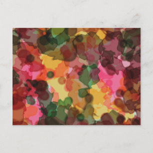 Postale Carte postale, Fleurs de printemps, Aquarelle