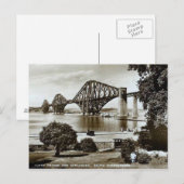 Postale Carte postale, Forth Bridge, Écosse (Devant / Derrière)