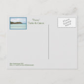 Postale carte postale, FOURNISSEURS, TURQUES ET ÎLES CAÏCO (Dos)