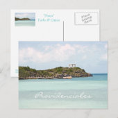 Postale carte postale, FOURNISSEURS, TURQUES ET ÎLES CAÏCO (Devant / Derrière)
