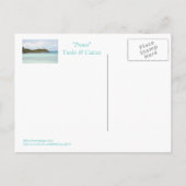 Postale carte postale, FOURNISSEURS, TURQUES ET ÎLES CAÏCO (Dos)