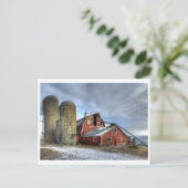 Postale Carte postale, grange de Lahr (Debout devant)