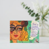 POSTALE CARTE POSTALE-IL Y A UNE POSSIBILITÉ QUE MON POINT (Debout devant)