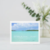 Postale carte postale/ "It's Turks & Caicos. . Breathe !" (Debout devant)
