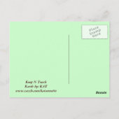 Postale Carte postale, Je Vous Manque (Dos)