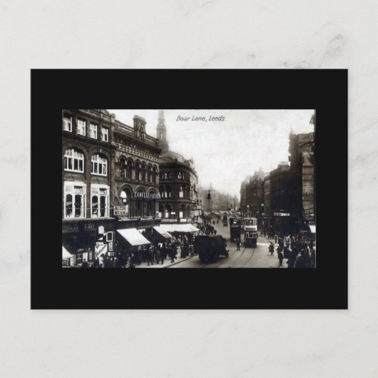 Postale Carte postale, Leeds, Yorkshire (Devant)
