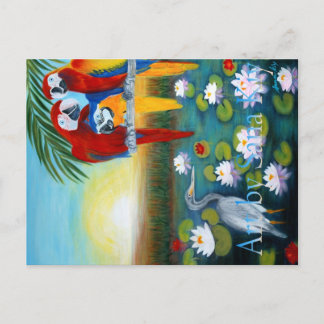 Postale Carte postale. Lever de soleil au Paradis