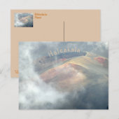 Postale carte postale, MAUI/HALEAKALA DANS LES NUAGES (Devant / Derrière)