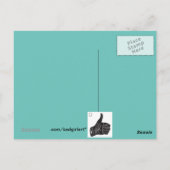 POSTALE CARTE POSTALE-MERCI-VOUS NOTE-FIXE TOUTE OCCASION (Dos)