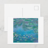 POSTALE CARTE POSTALE: "NÉNUPHARS" PAR MONET (Devant / Derrière)