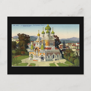 Postale Carte postale, Nice, La Cathédrale Russe