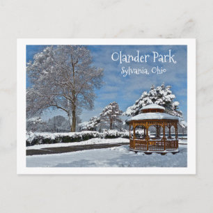 POSTALE CARTE POSTALE, OLANDER PARK-WINTER WONDERLAND